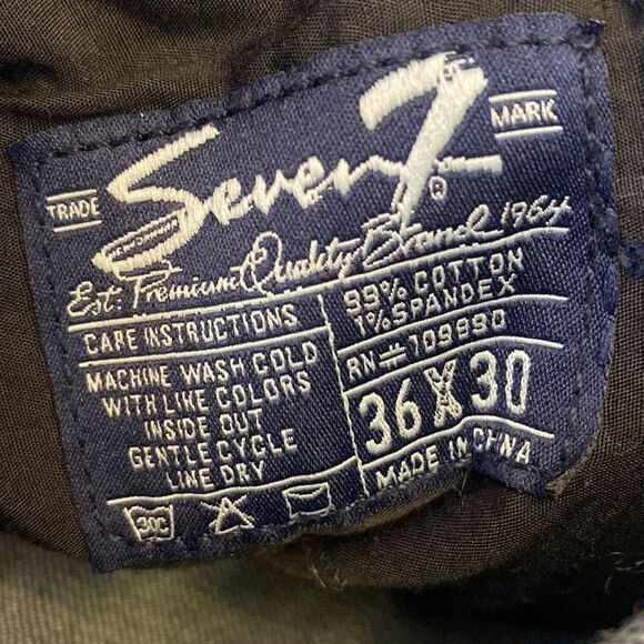 Seven7 Straight Dark Wash Jeans Size 36x30 Great Condition! - Picture 7 of 7